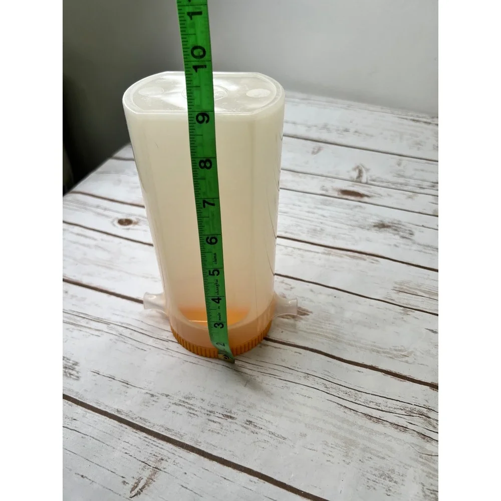 Graloc Juice Pitcher Clear Orange Vintage 32 oz Made In Holland 32oz